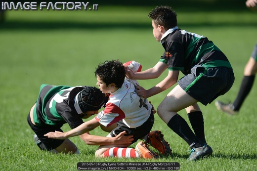 2015-05-16 Rugby Lyons Settimo Milanese U14-Rugby Monza 0777